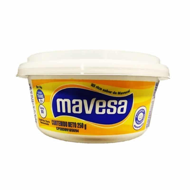 MANTEQUILLA MAVESA 250gr UND