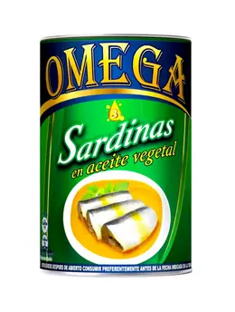 SARDINA OMEGA EN ACEITE EC 170gr UND
