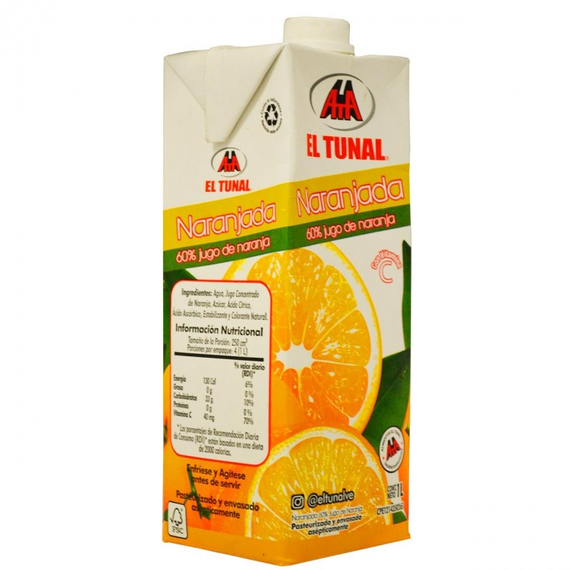 NECTAR DE NARANJA TUNAL 1L UND