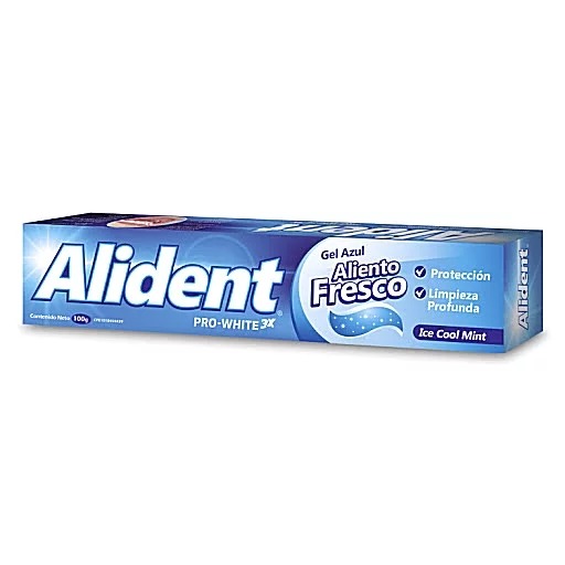 CREMA DENTAL ALIDENT AZUL 100gr UND