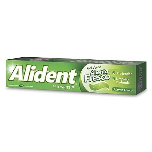 CREMA DENTAL ALIDENT VERDE 100gr UND
