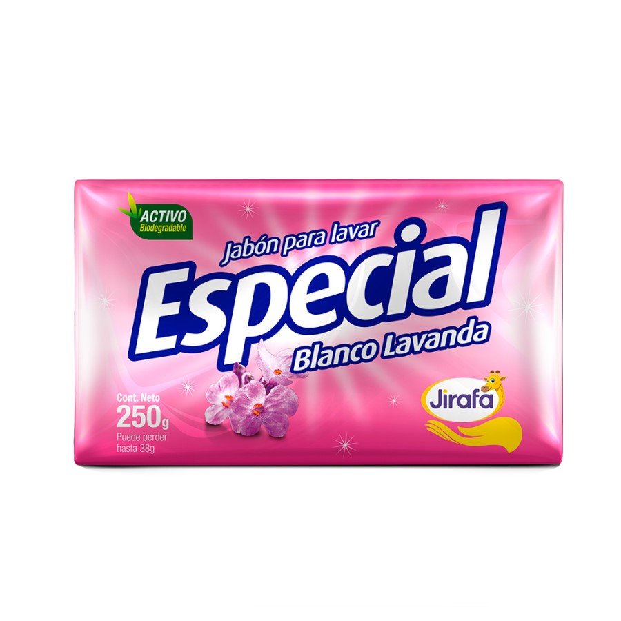 JABON PANELA BLANCO LAVANDA 250GR UND