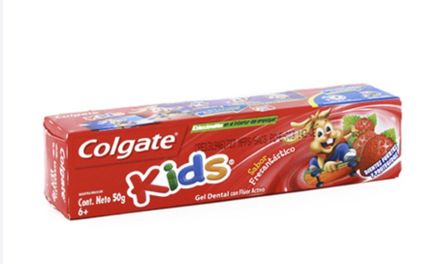 CREMA DENTAL COLGATE KIDS FRESA 50gr UND