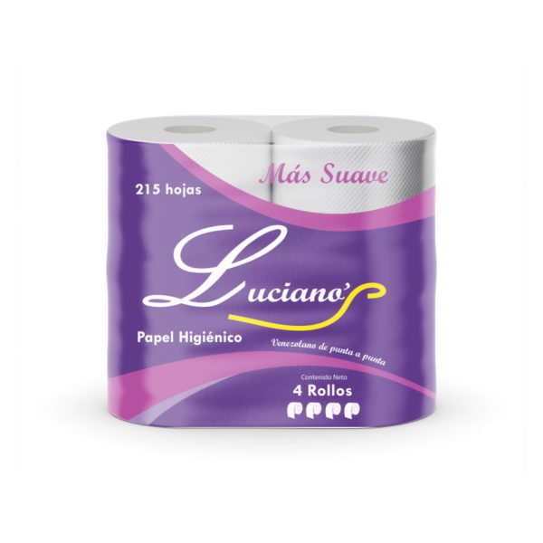 PAPEL HIGIENICO LUCIANO 1X4 PAQ