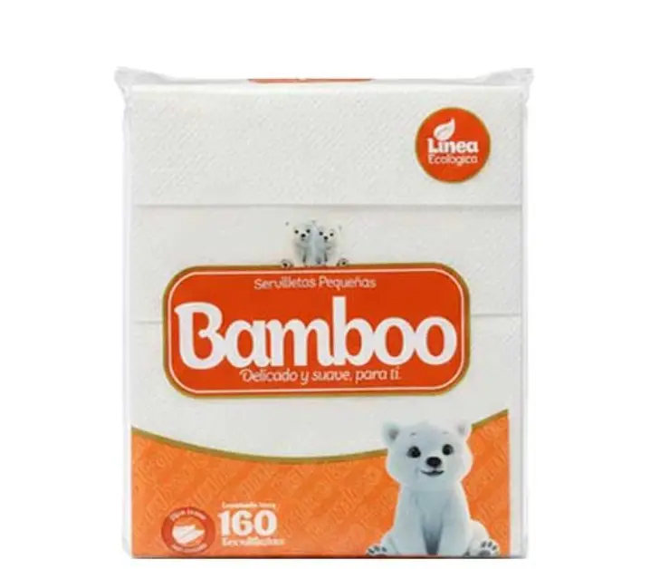 SERVILLETAS BAMBOO NARANJA 160H UND