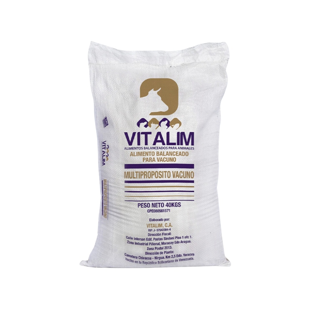 ALIMENTO VITALIM MULTIPROPOSITO VACAS 13% 40Kg