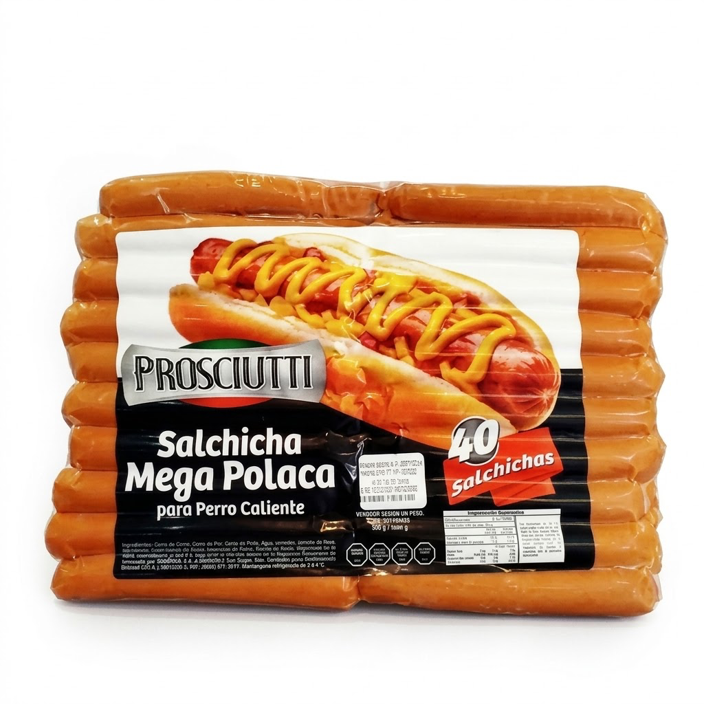 SALCHICHA POLACA PROSCIUTTI PAQUETE 2,5kg