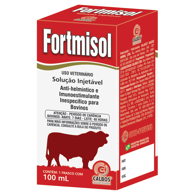 FORTMISOL 100ML CALBOS UND (LEVAMISOL)