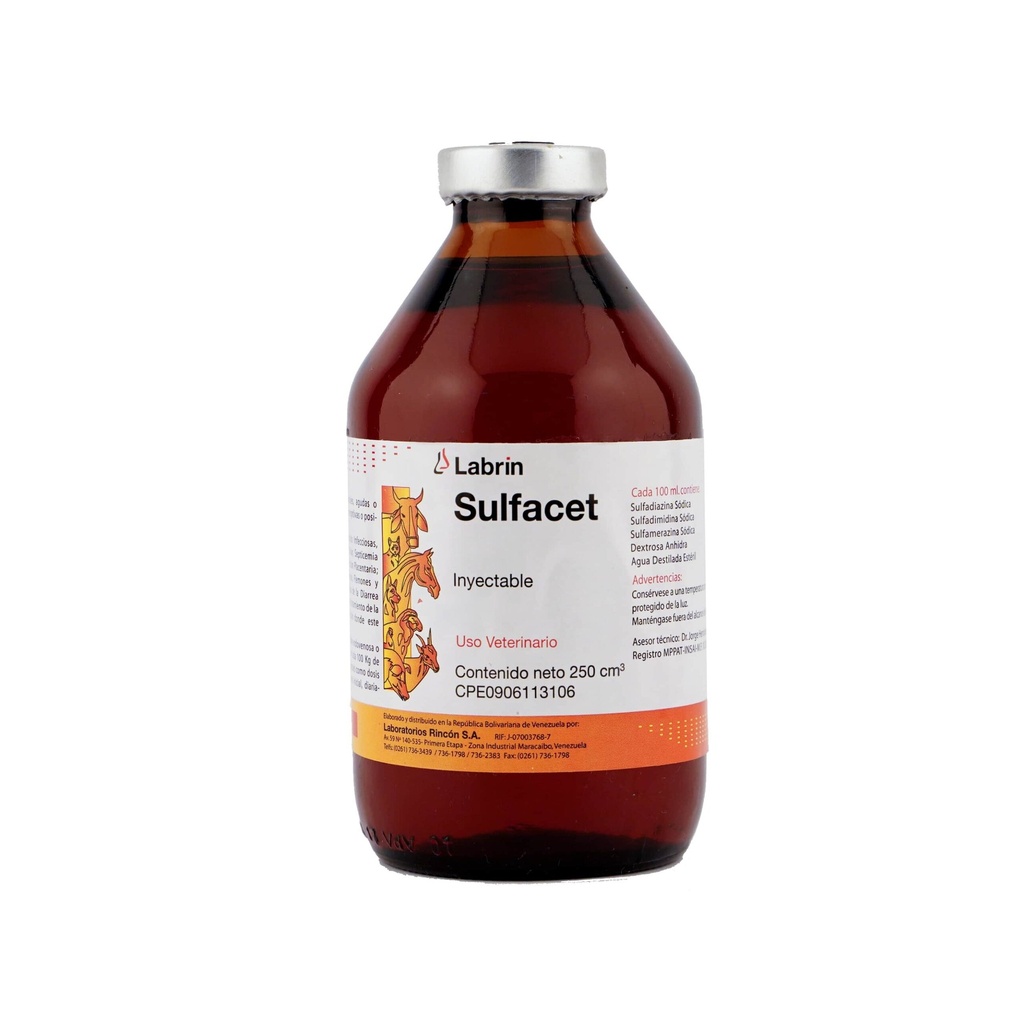 SULFACET 250ML LABRIN (SULFA+TRIMETROPIN) UND