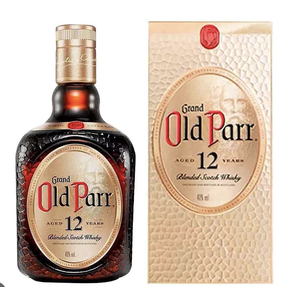 WHISKY OLD PARR 12A 750mL UND