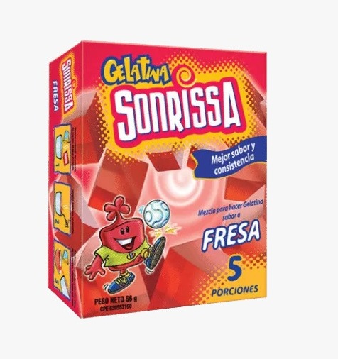 GELATINA SONRISSA  60gr UND