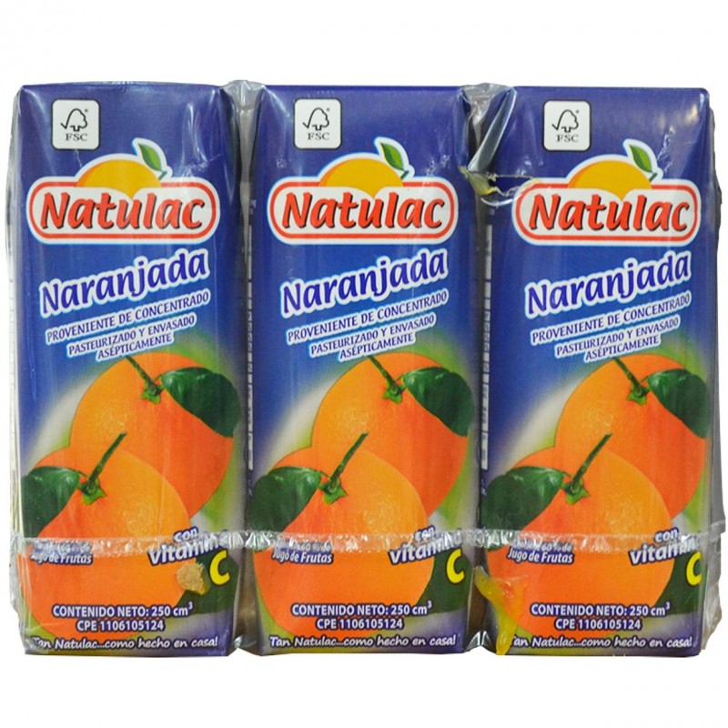 JUGO P/NIÑO NATULAC TRIPAC 250ML