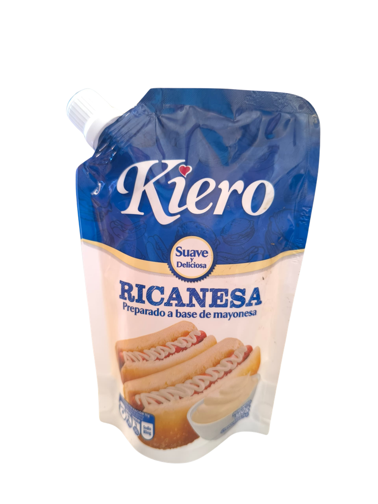 PREPARADO DE MAYONESA KIERO DOYPACK 180gr UND