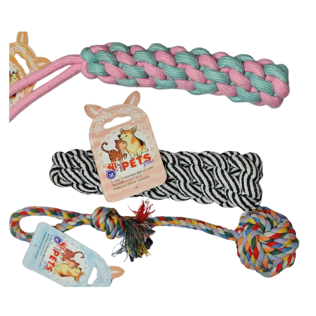 JUGUETE NUDO PARA MASCOTAS