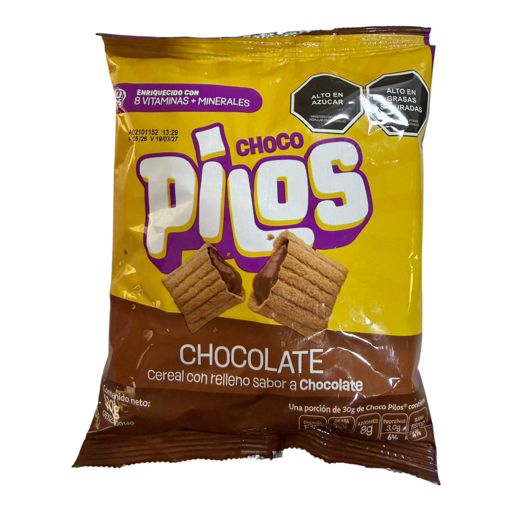PILOS CHOCO BOLSA 120gr UND