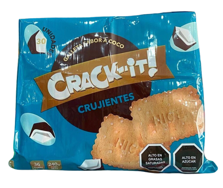 GALLETA CRACK-IT COCO CRUJIENTE X30 PAQ