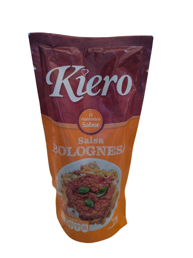 SALSA KIERO BOLOGNESA DOYPACK 340gr UND
