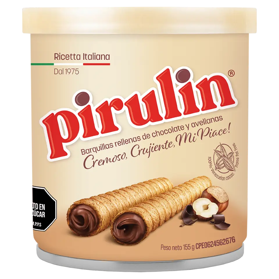 [830] PIRULIN CHOCOLATE LATA 155gr UND 