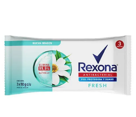 JABON DE BAÑO REXONA FRESH 3PACK X110G 