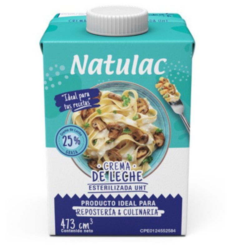 CREMA DE LECHE NATULAC 473cc UND