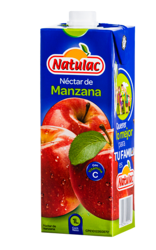 NECTAR NATULAC DE MANZANA 1L UND