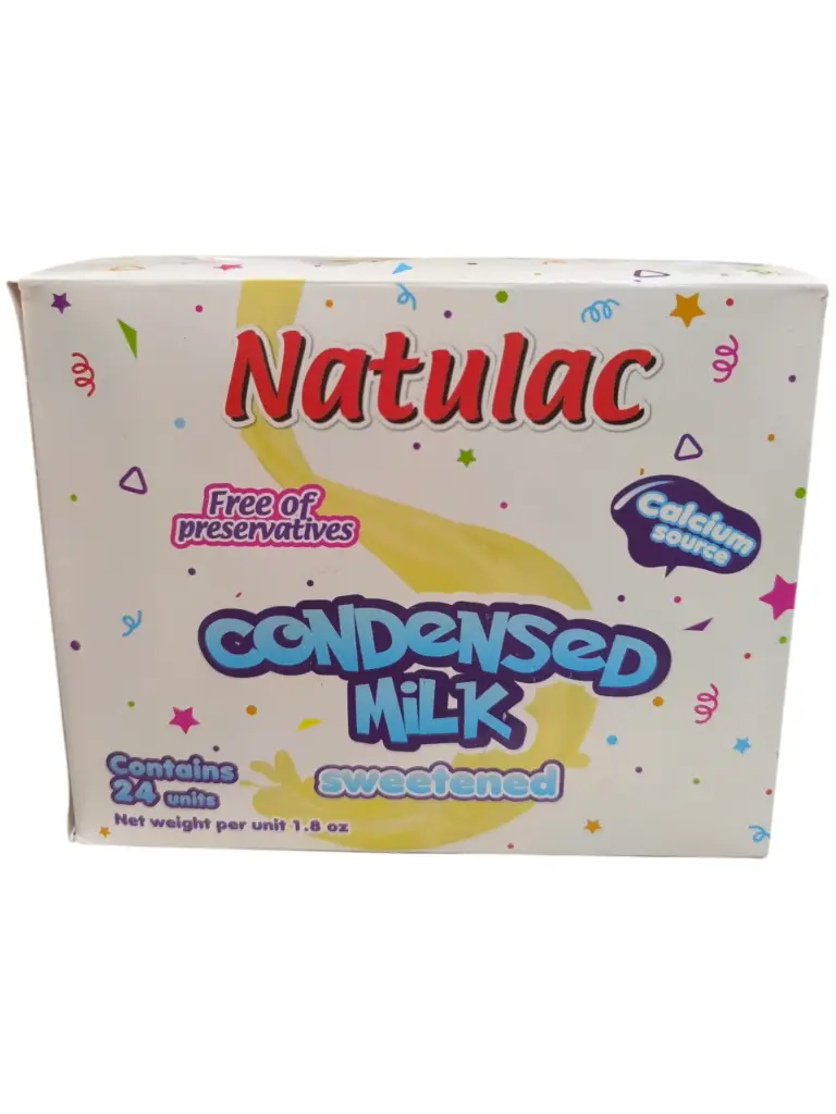 LECHE CONDENSADA NATULAC TUBO 50GR X 24 UND 
