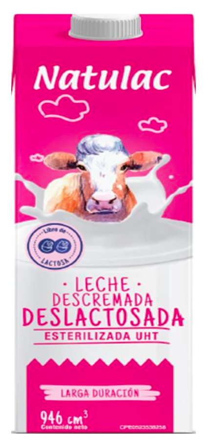 LECHE DESLACTOSADA NATULAC 946cc UND 