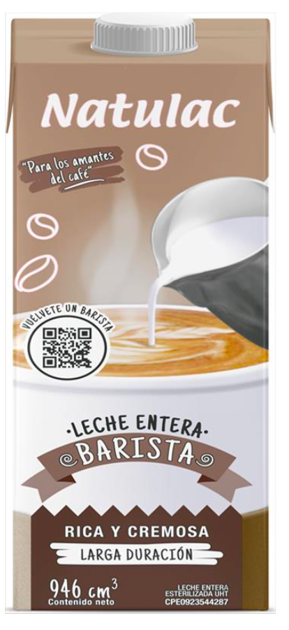 LECHE ENTERA BARISTA NATULAC 946cc UND
