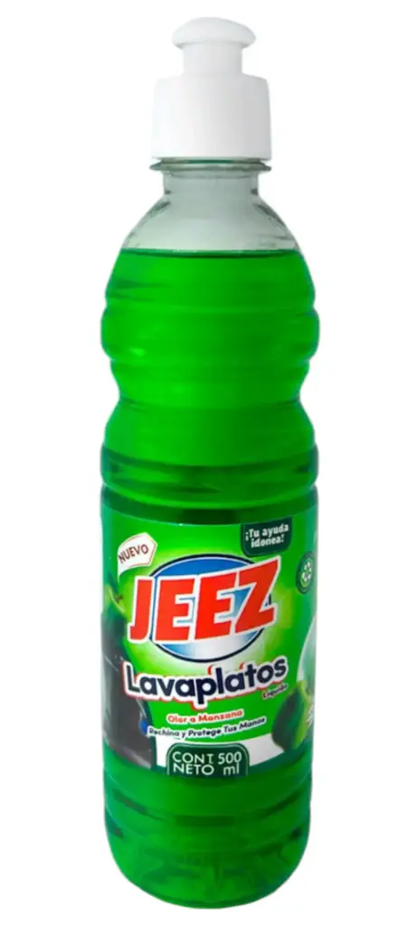 LAVAPLATOS LIQUIDO JEEZ MANZANA 500ML