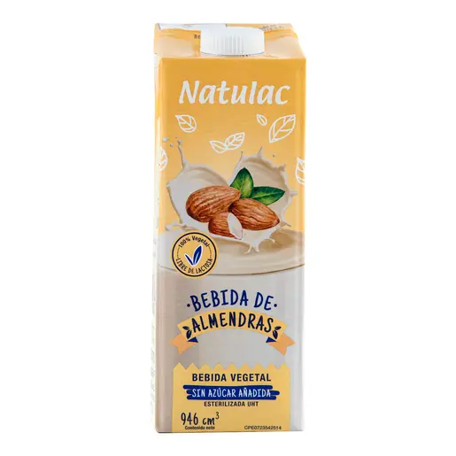 LECHE NATULAC DE ALMENDRAS 946cc UND