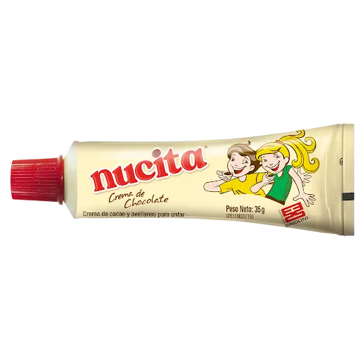 NUCITA TUBITO CHOCOLATE 35GR 1X12