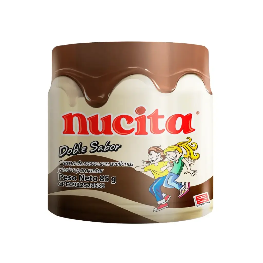 [477] NUCITA DOBLE SABOR V.PLASTICO 85gr UND