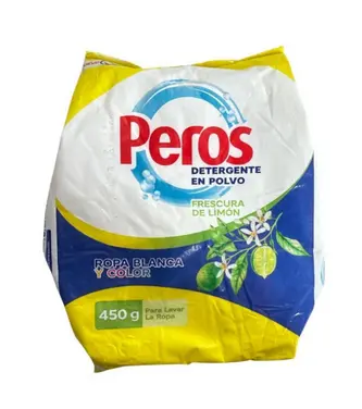 PEROS DETERGENTE EN POLVO LIMON 450GR