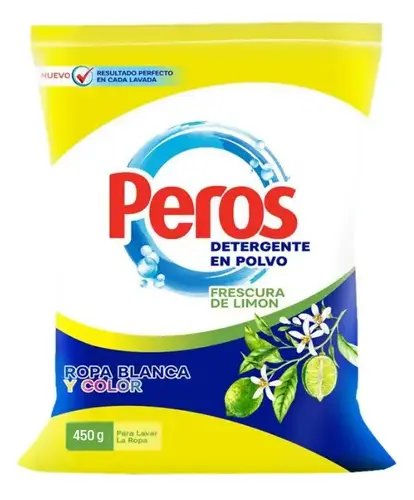 PEROS DETERGENTE EN POLVO LIMON 450GR