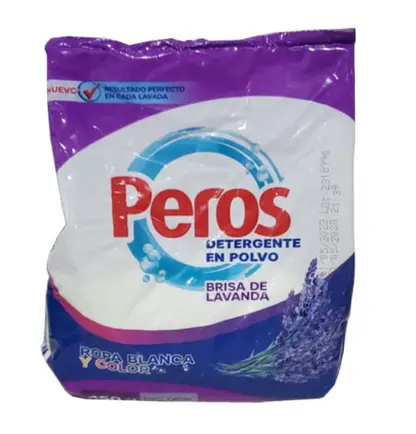 PEROS DETERGENTE EN POLVO LAVANDA 450GR  
