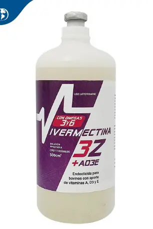 IVERMECTINA 3Z AD3E 3.15% X 500ML 