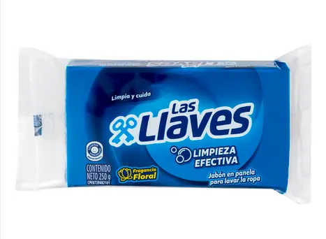 JABON PANELA LAS LLAVES FLORAL 250GR 