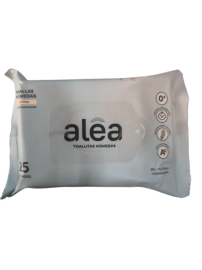ALEA TOALLAS HUMEDAS AVENA X25