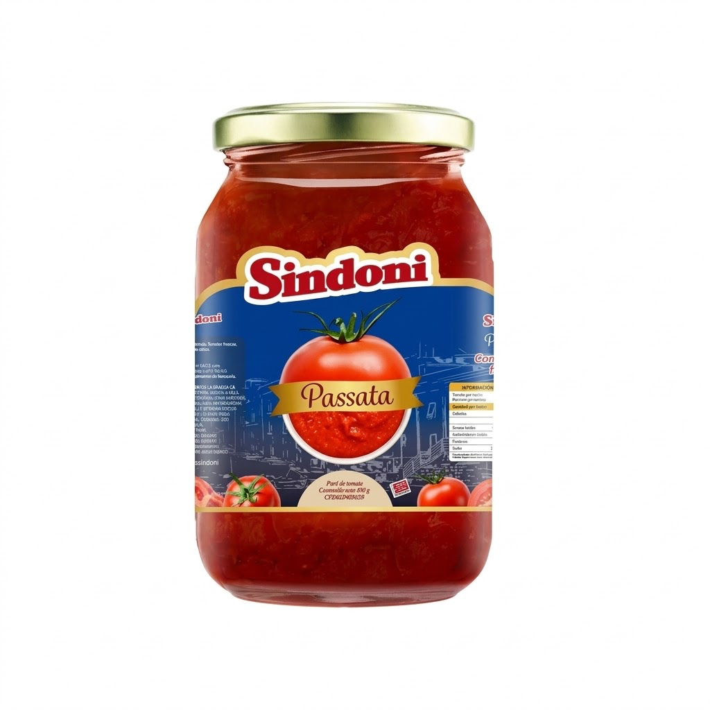 PASSATA (PASTA DE TOMATE) SINDONI 480GR
