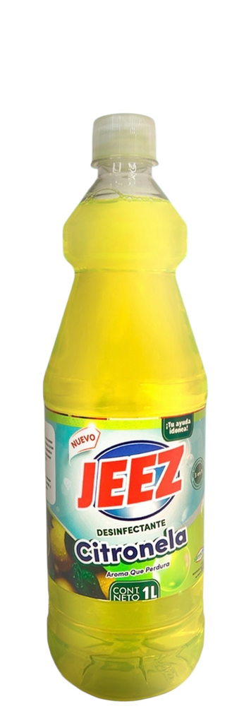 DESINFECTANTE JEEZ CITRONELA 1L