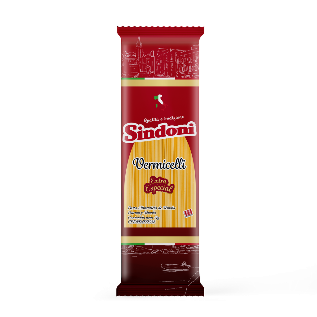 PASTA LARGA SINDONI EXTRA ESPECIAL 1Kg UND (VINOTINTO)
