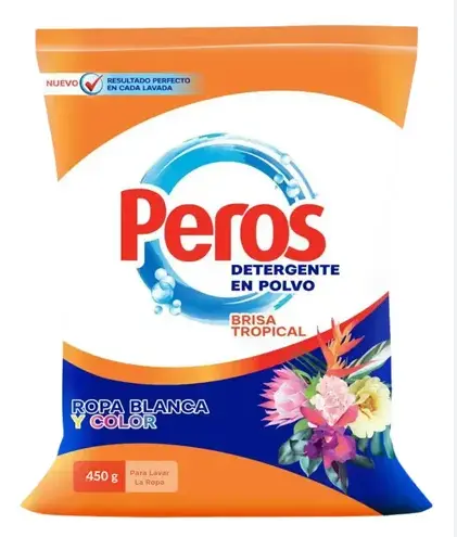 PEROS DETERGENTE EN POLVO TROPICAL 450GR
