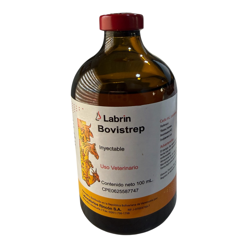 BOVISTREP 100ML LABRIN UND (TYLOSINA + FLORFENICOL)