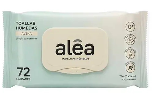 ALEA TOALLAS HUMEDAS AVENA X72