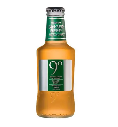 SODA SABOR GENGIBRE MARCA 9 GRADOS 200ML UND