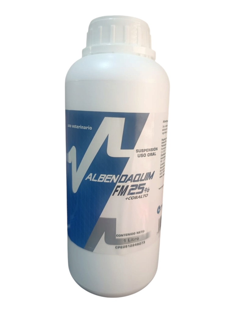 ALBENDAQUIM 25% 1L (ALBENDAZOL MAS COBALTO) UND