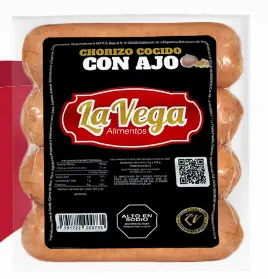CHORIZO DE AJO LA VEGA PAQUETE 1X4