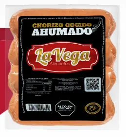 CHORIZO AHUMADO LA VEGA PAQUETE 1X4