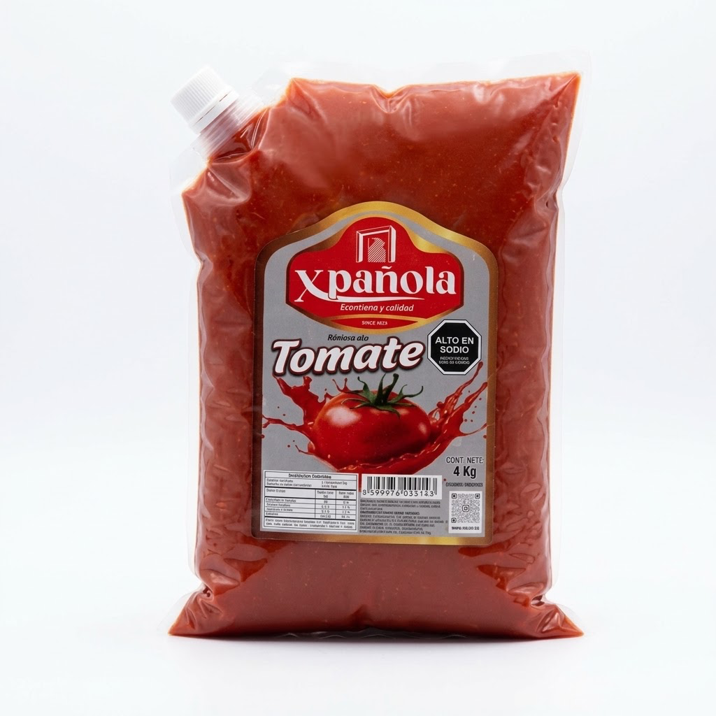 SALSA DE TOMATE XPAÑOLA 4Kg UND