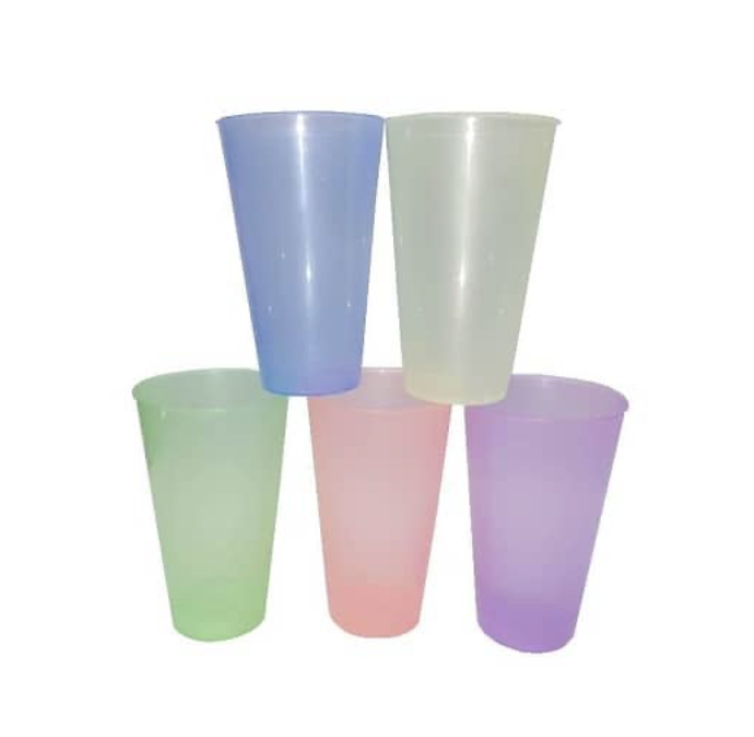 VASO LICORERO 16oz PLASTICO PAQ1X6